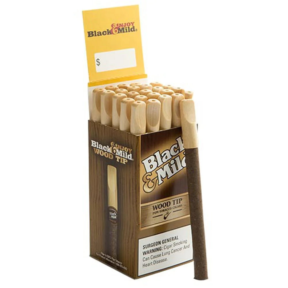 Black & Mild Cigarillos Original Wood 1CT / 25CT Box