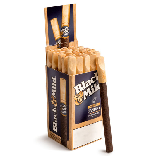 Black & Mild Cigarillos 1CT Casino Wood 25CT Box