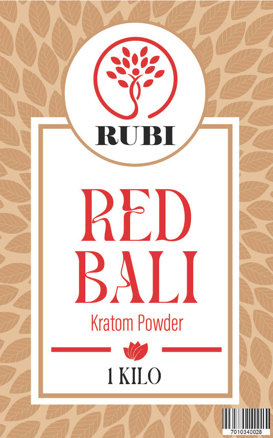 Rubi Kratom Powder 1KG Bali Red