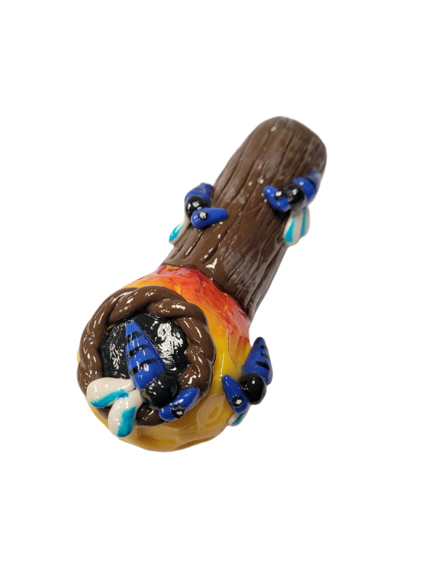 Handpipe 5" Art Deco Bee Hive Mix Color