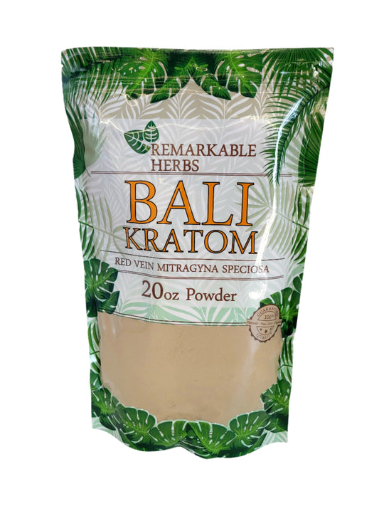 Remarkable Herbs Kratom Powder 20OZ Bali Red