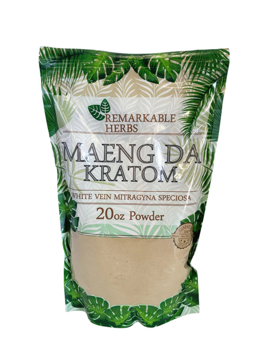 Remarkable Herbs Kratom Powder 20OZ Maeng Da White