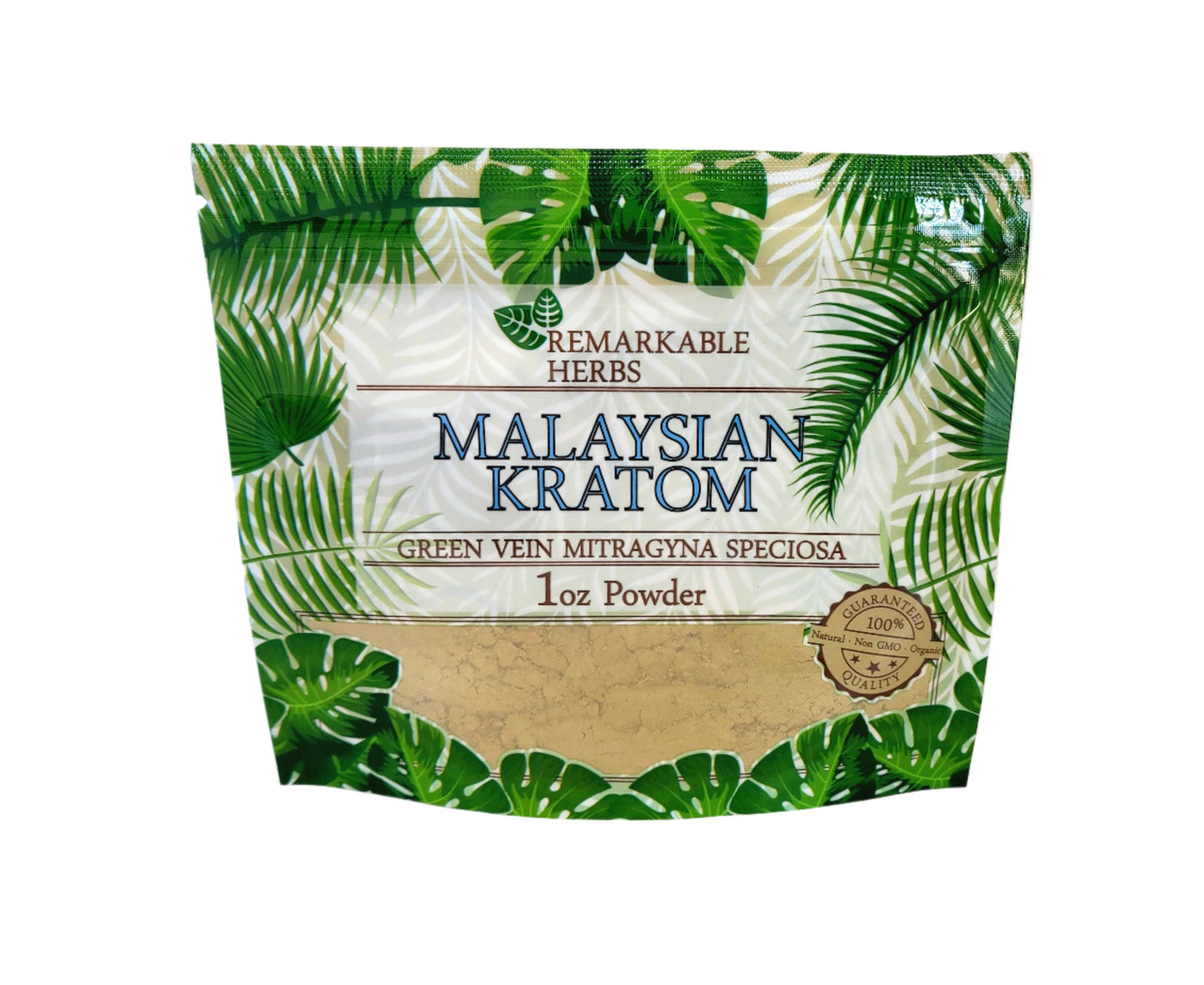 Remarkable Herbs Kratom Powder 1OZ Malaysian Green