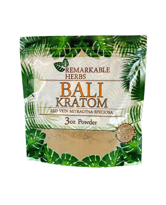 Remarkable Herbs Kratom Powder 3OZ Bali Red