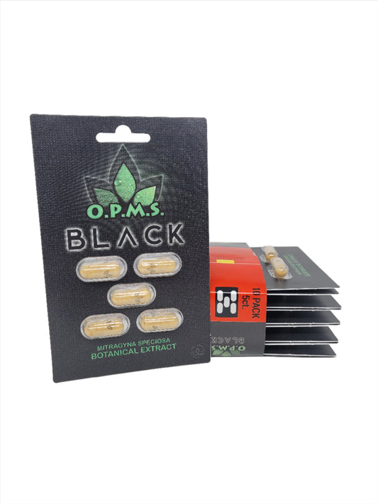 OPMS Kratom Caps 5CT Black 10CT / 1CT