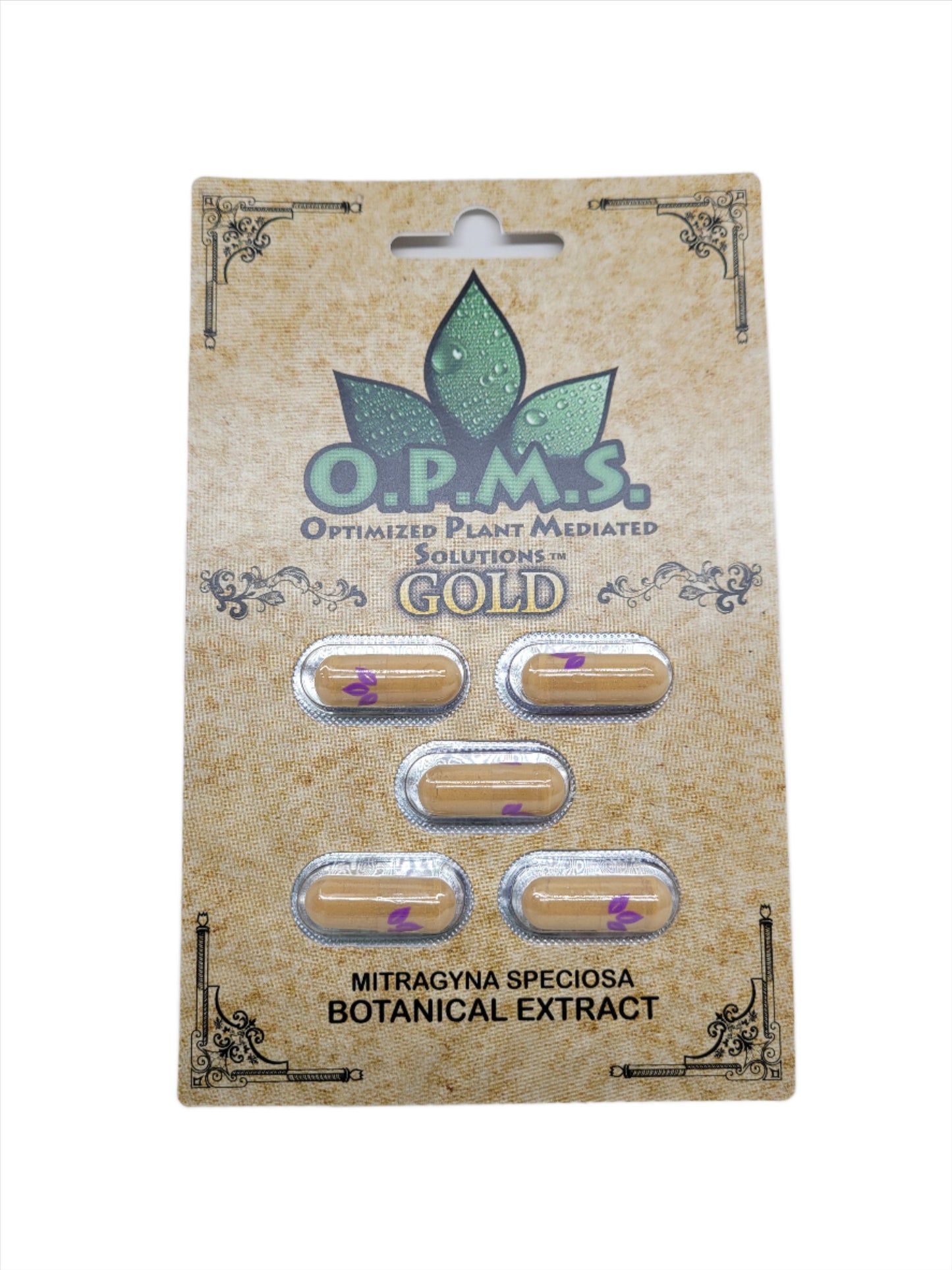 OPMS Kratom Caps 5CT Gold 10CT / 1CT