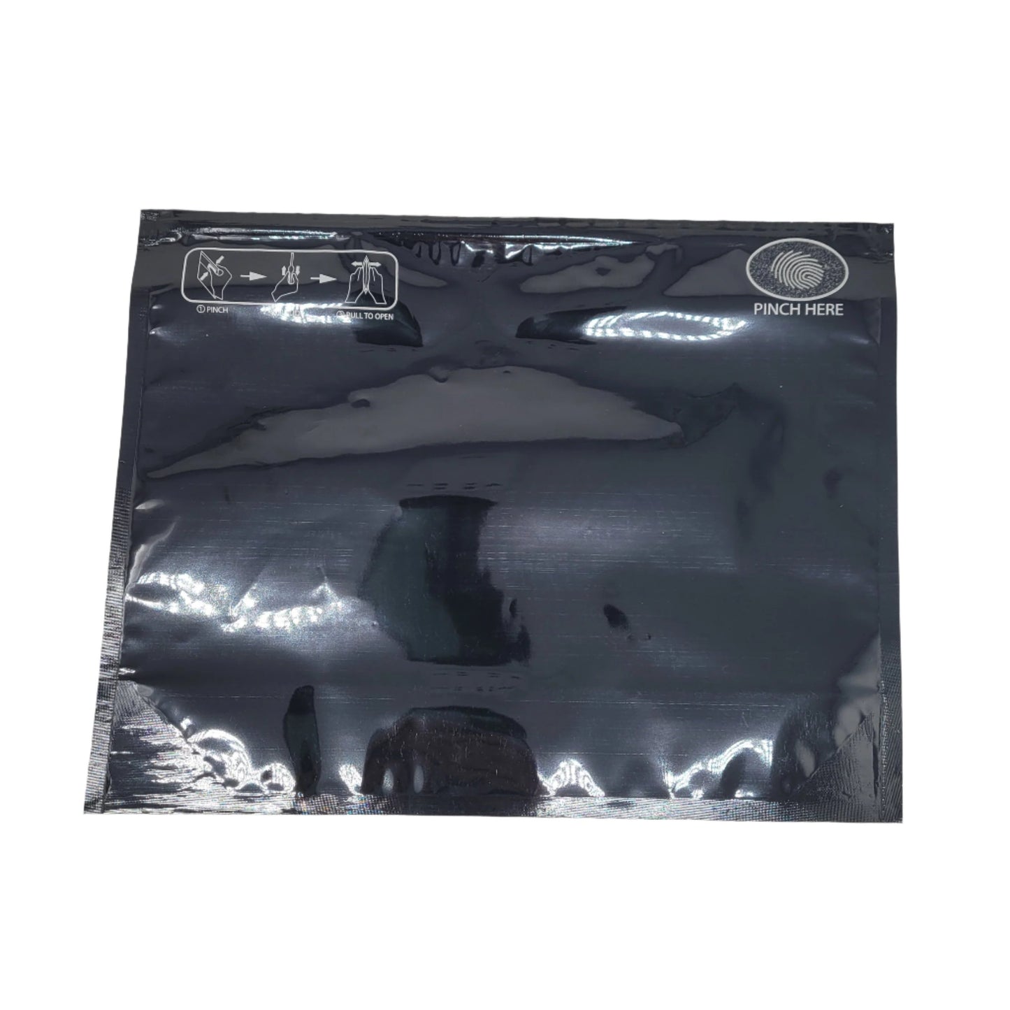 Mylar Bag 12x9 Opaque Black Pinch 50CT