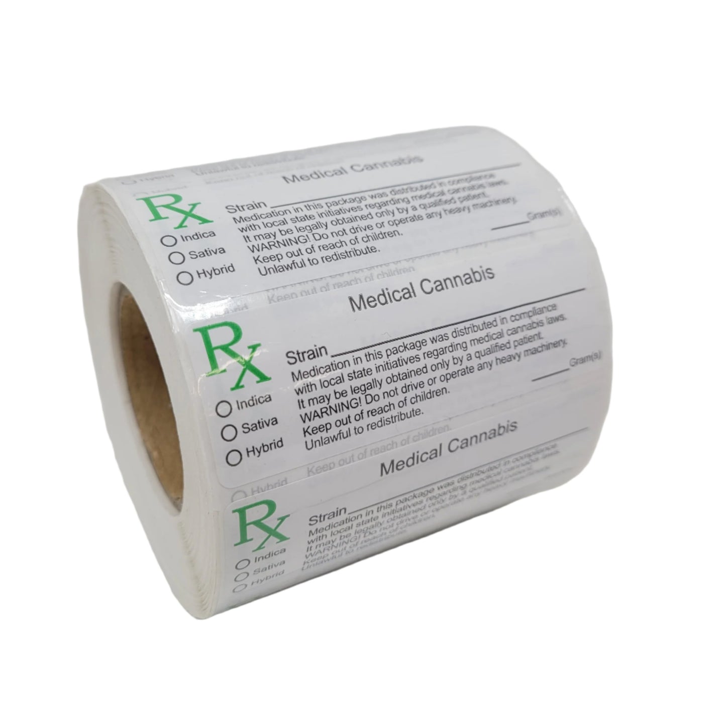 RX Label 8x3 Warning Drive 1000CT