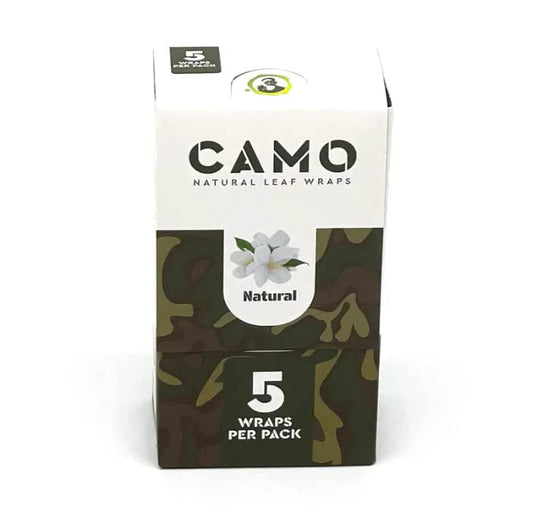 Afghan Hemp Wraps 5CT Camo Natural 25CT Box