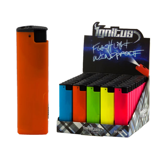 Ignitus Lighter Mini Torch Flashlight 50CT