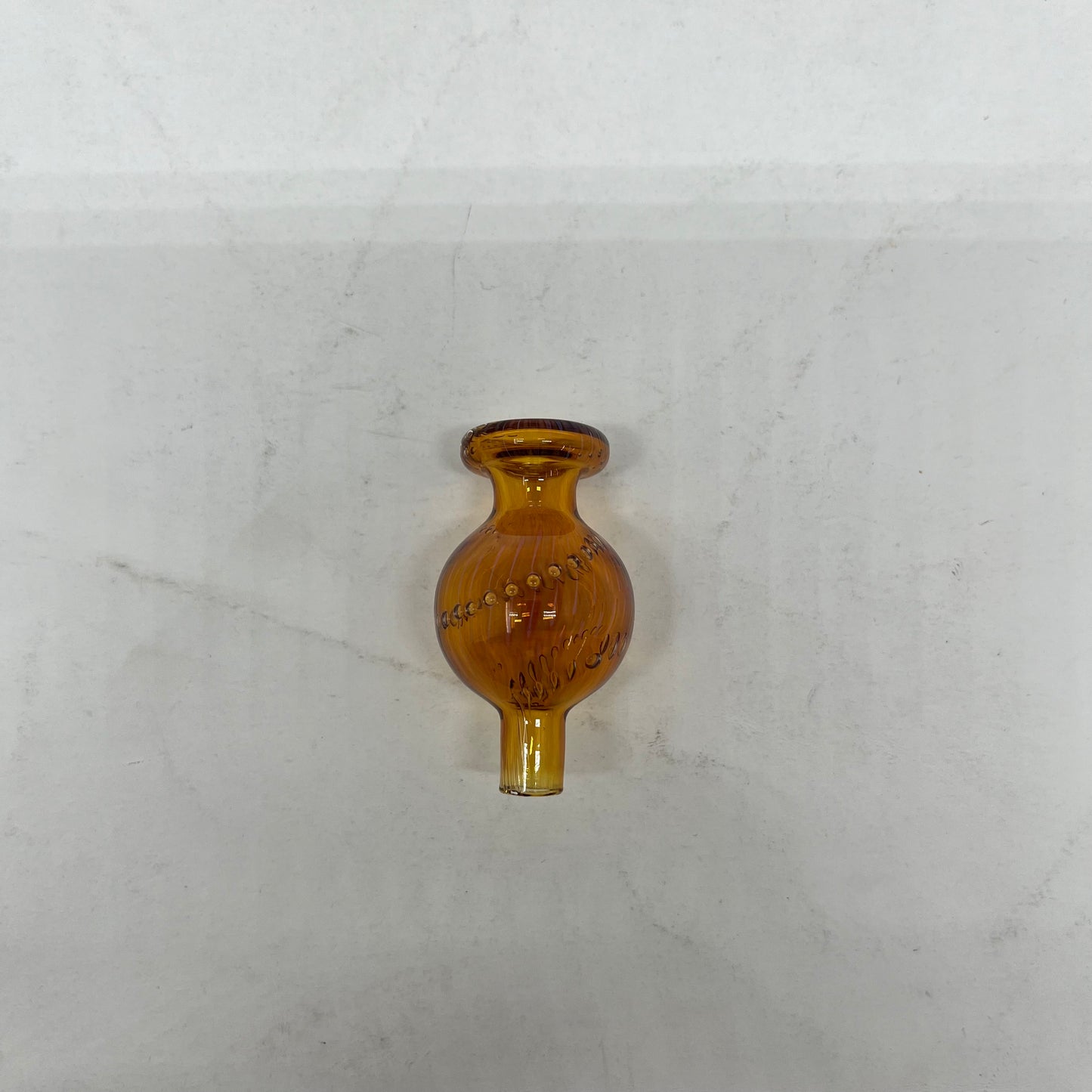 Carb Cap Bubble Amber Glaze