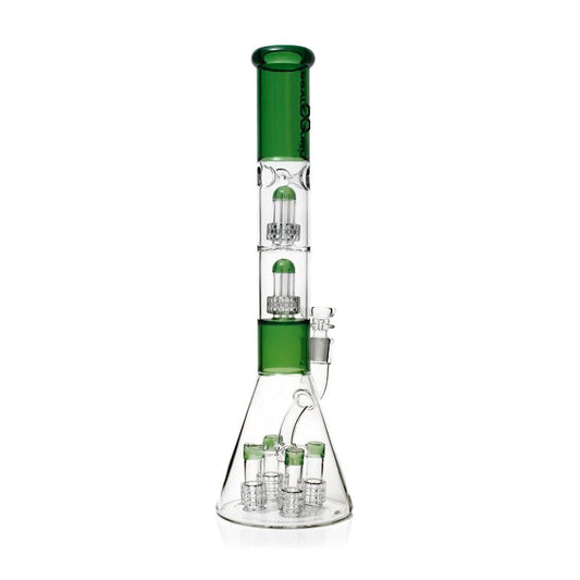 Glass Guru Waterpipe 18.5" Six Showerhead Percs