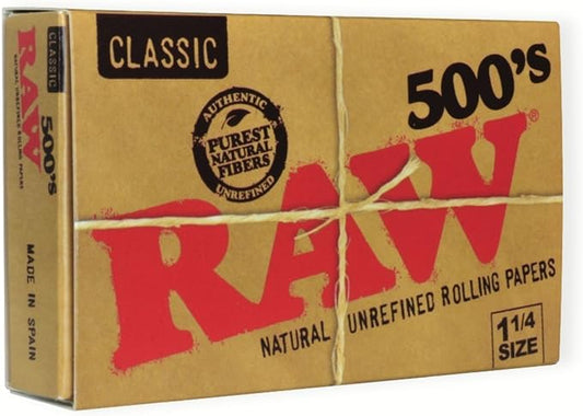 Raw Papers 1 1/4 Classic 500's 20CT