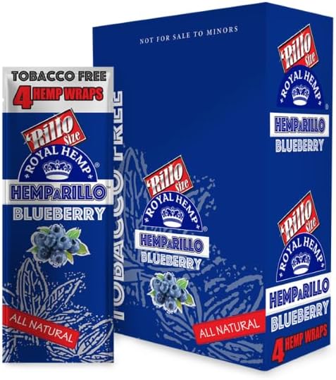 Hemparillo Wraps 4CT Blueberry 15CT Box