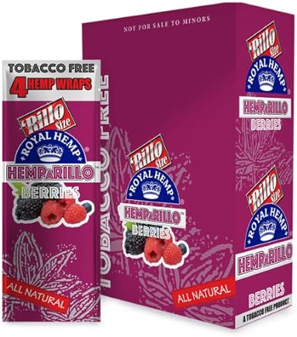 Hemparillo Wraps 4CT Berries 15CT Box