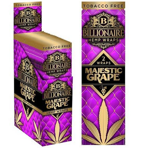 Billionaire Wraps 2CT Majestic Grape 25CT Box