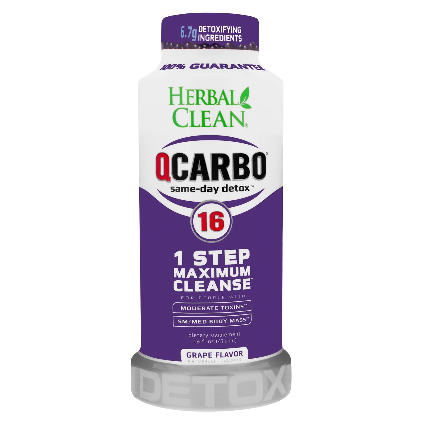 QCarbo Detox 16OZ Grape