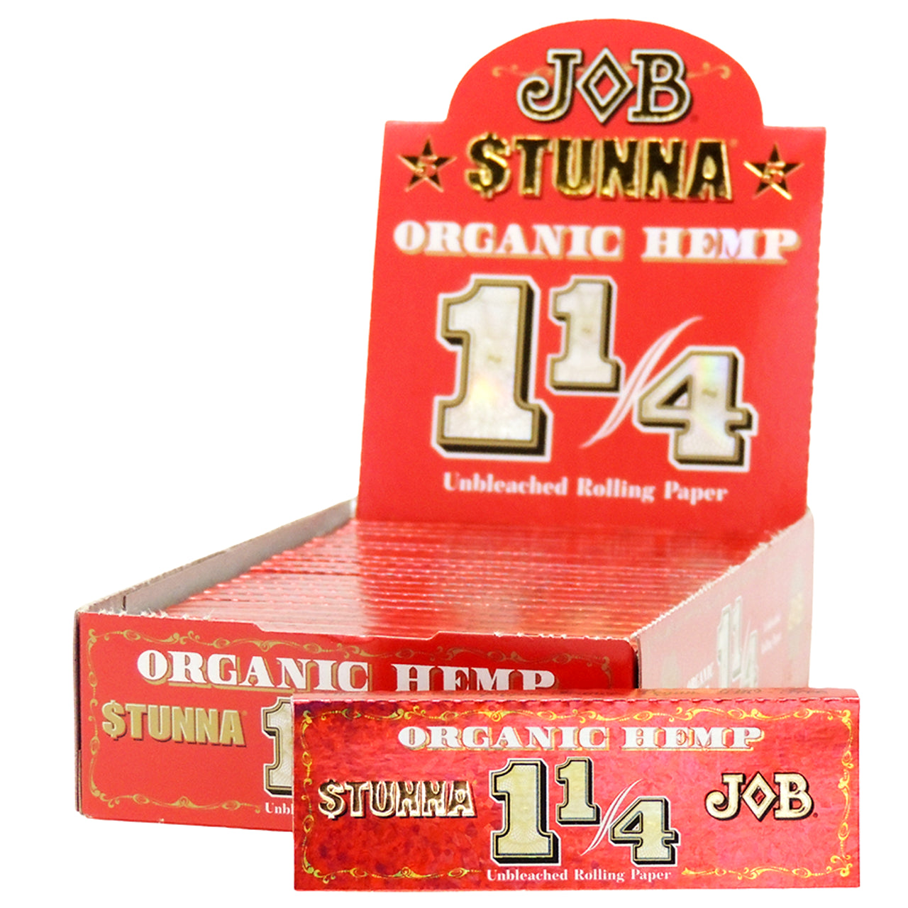 JOB Papers 1 1/4 Stunna Oragnic 24CT