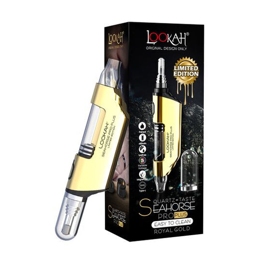 Lookah Vaporizer Seahorse Pro Plus Royal Gold