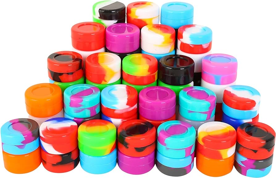 Container Silicone 5ML Tie Dye Mix