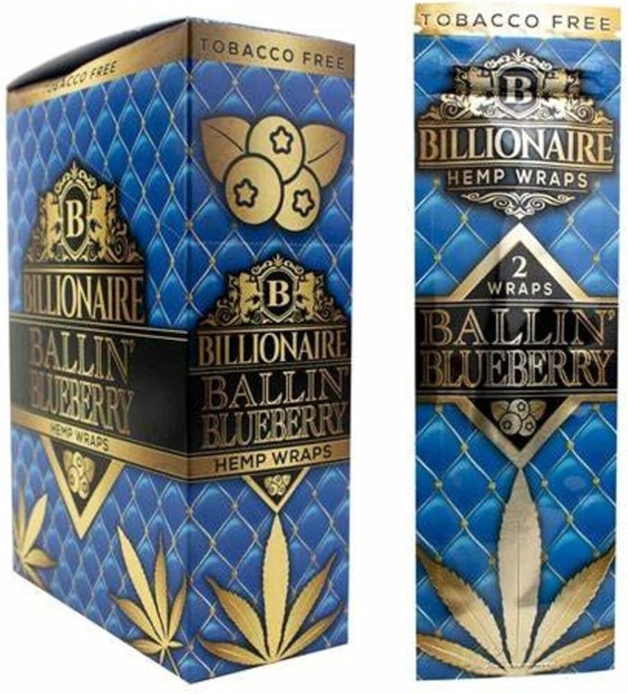 Billionaire Wraps 2CT Ballin' Blueberry 25CT Box