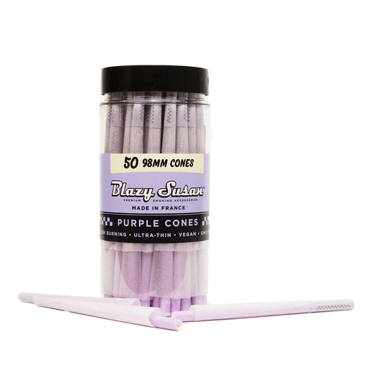 Blazy Susan Cones 50CT 98MM Special Purple 1CT Pack