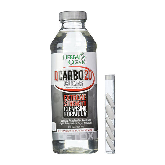 QCarbo Detox 20OZ Clear Strawberry Mango