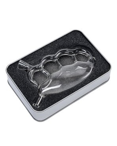 Cig Holder 5.5" Glass Knuckles Bubbler Box