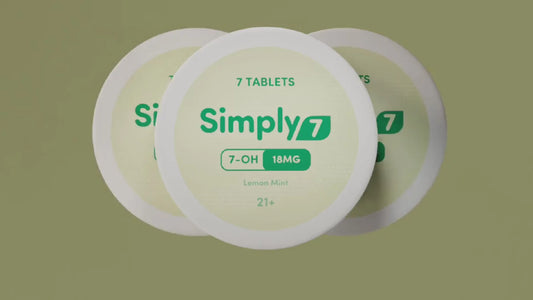 Simply7 Hydroxymitragynine Kratom Lemon Mint Extract Tablets