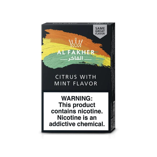 Al Fakher Shisha 50G Citrus Mint 10CT