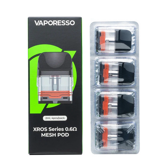 Vaporesso Xros 2ML Replacement Pod 4pck 0.6ohm