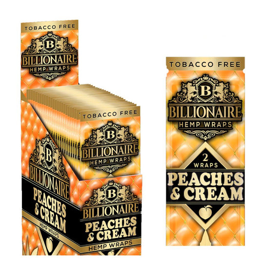 Billionaire Wraps 2CT Peaches and Cream 25CT Box