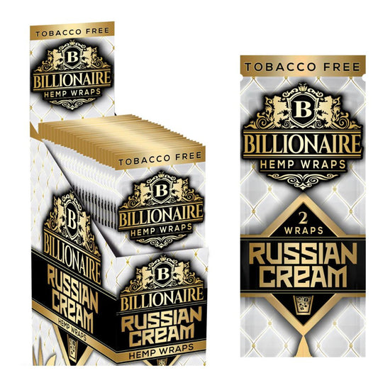 Billionaire Wraps 2CT Russian Cream 25CT Box