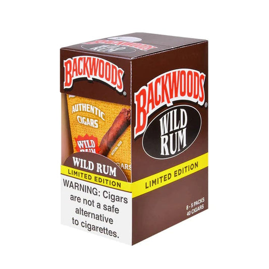 Backwoods Cigar 5CT Wild Rum 8CT Box