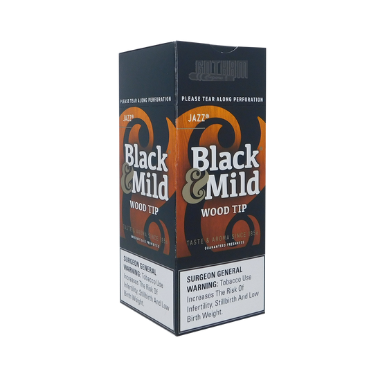 Black & Mild Cigarillos Jazz Wood 1CT / 25CT Box