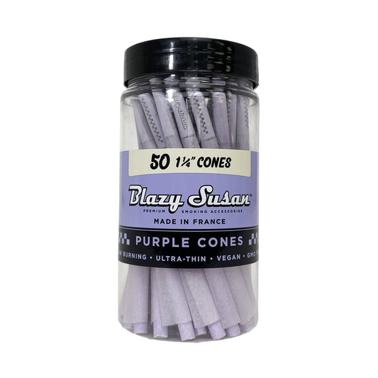 Blazy Susan Cones 50CT 1 1/4 Purple 1CT