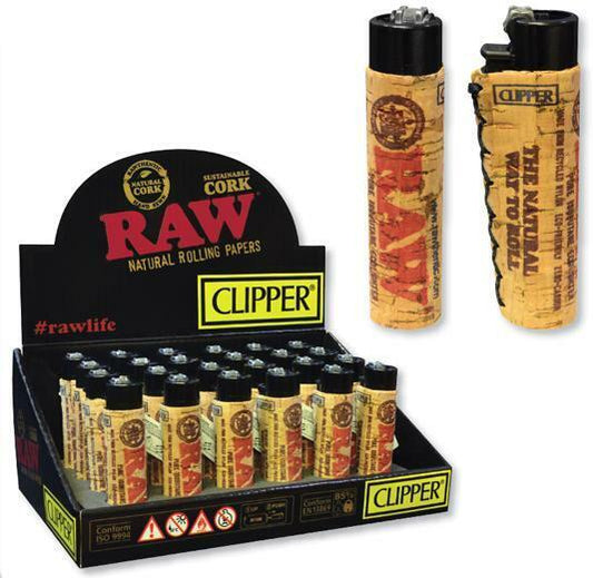 Clipper Lighter Raw Cork 30CT