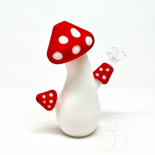 Waterpipe 7" SIlicone Mushroom Beaker Mix Color