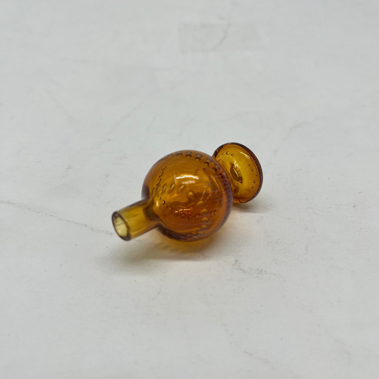 Carb Cap Bubble Amber Glaze