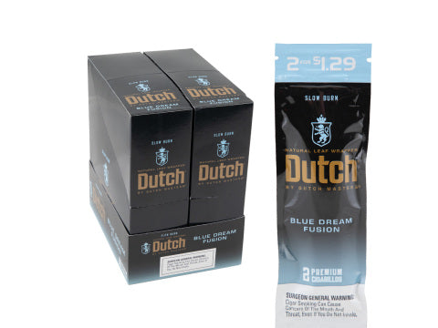 Dutch Cigarillos 2CT Blue Dream Fusion 30CT Box