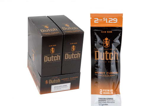 Dutch Cigarillos 2CT Honey Fusion 30CT Box