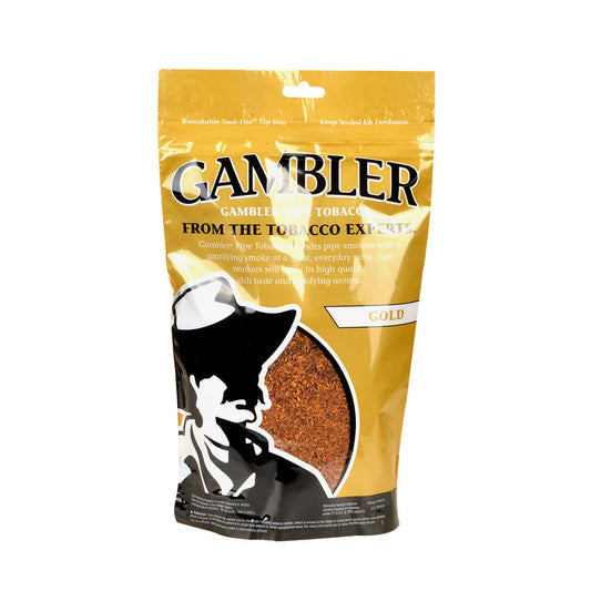 Gambler Tobacco 6OZ M Gold