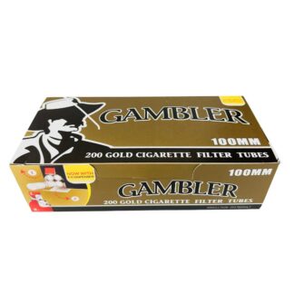 Gambler Tubes 200CT Gold 100MM 5CT