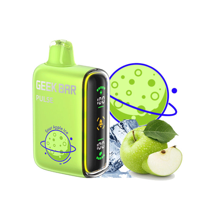 Geek Vape Bar Pulse 15000 Puffs Sour Apple Ice 5CT