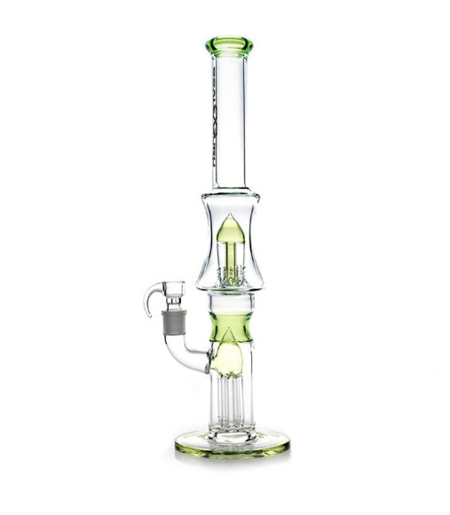 Glass Guru Waterpipe 17" Rocket Perc Mix Colors