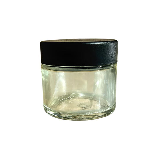 Jar 2OZ Clear Flat Lid Case 200CT