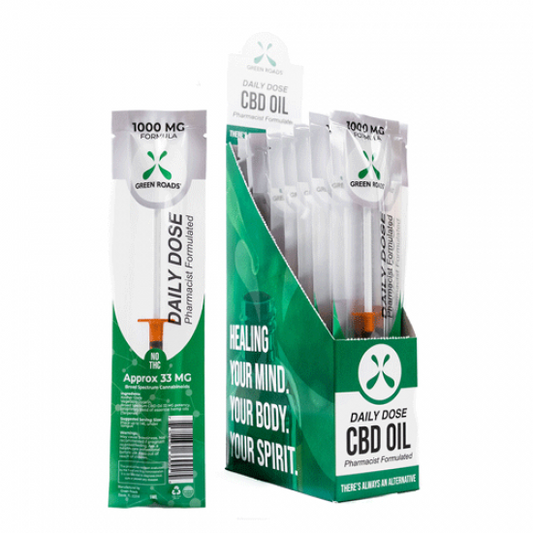 Green Roads CBD 1000MG Daily Dose Oil 20CT