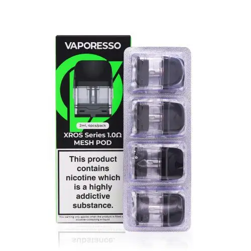 Vaporesso Xros 2ML Replacement Pod 4pck 1.0ohm