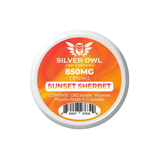 Silver Owl CBD 850MG Crystal Sunset Sherbert