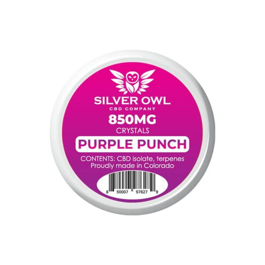 Silver Owl CBD 850MG Crystal Purple Punch